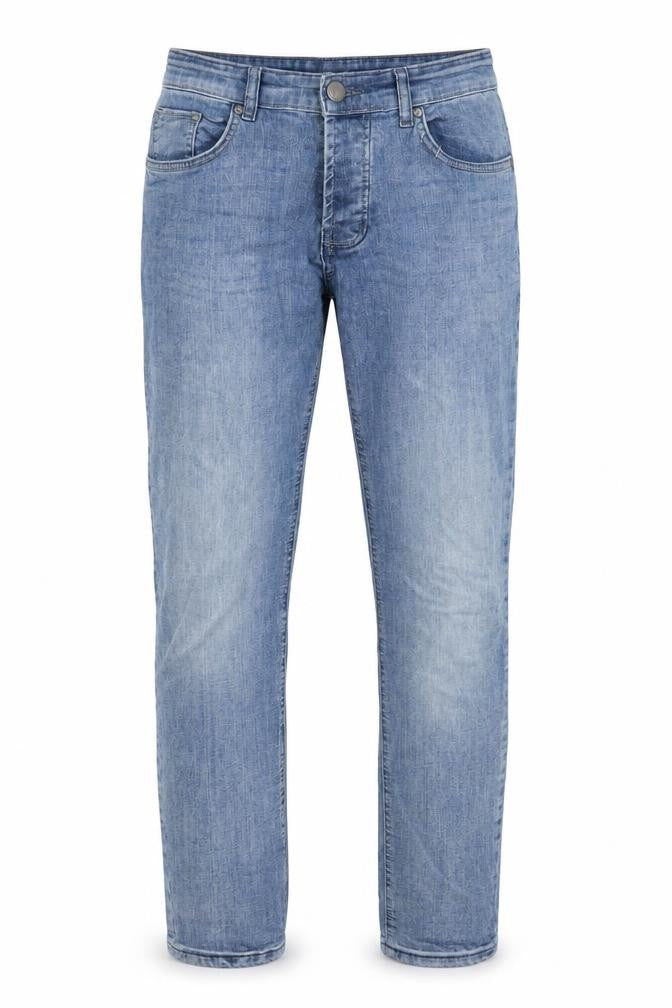 Denim & Co. Mens Blue Cotton Straight Jeans Size 30 in L32 in Slim Button - Pockets