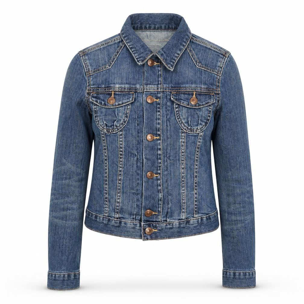 Jacket Womens Blue Jacket Size 4 Button