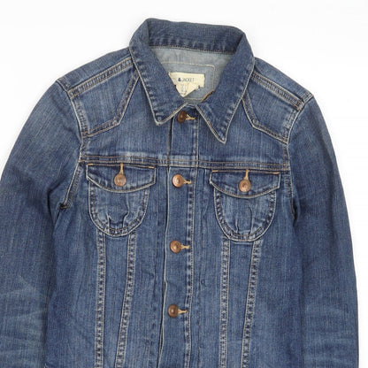 Jacket Womens Blue Jacket Size 4 Button