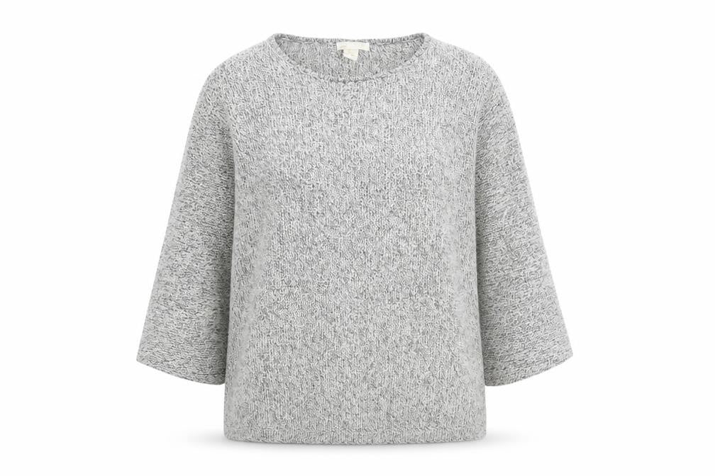 H&M Womens Grey Crew Neck Cotton Pullover Jumper Size XS
