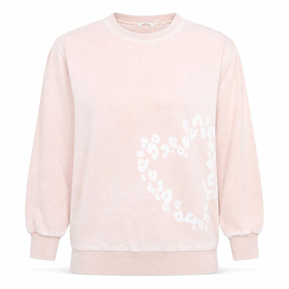 NEXT Womens Pink Cotton Pullover Sweatshirt Size M Pullover - Heart
