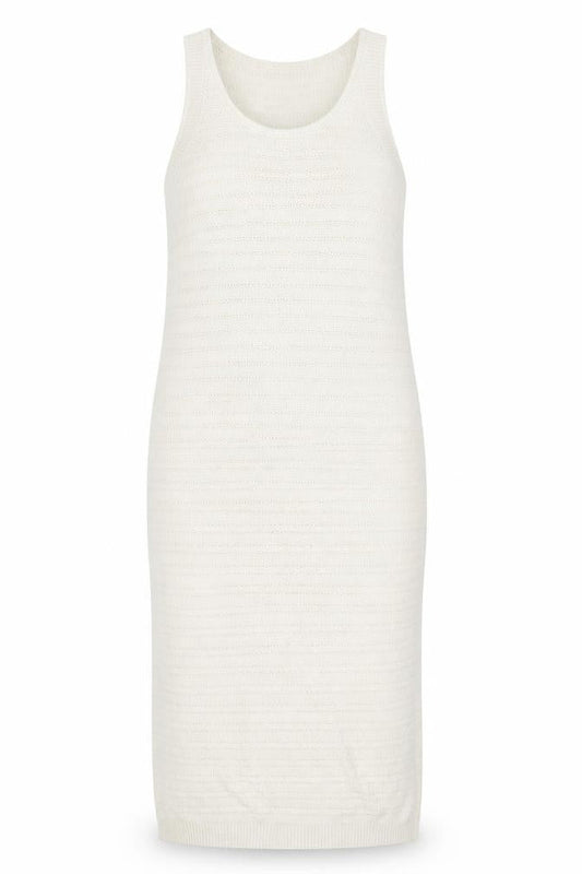 VILA Womens Beige Acrylic Tank Dress Size XL Round Neck Pullover