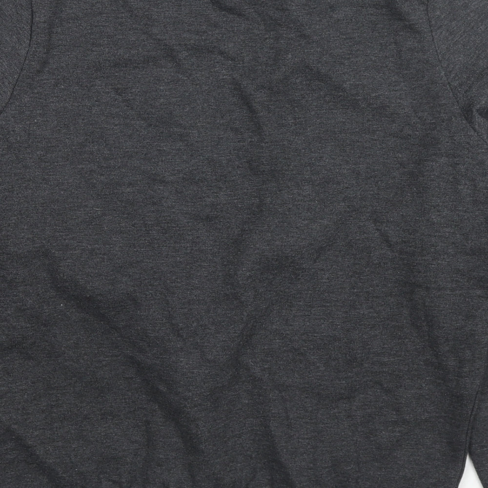 ASOS Womens Grey Cotton Pullover Sweatshirt Size 10 Pullover
