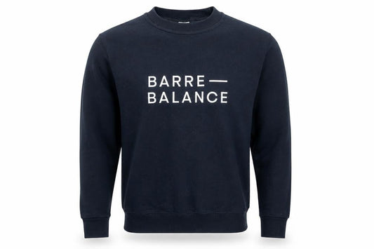 B&C Mens Silver Paisley Cotton Pullover Sweatshirt Size S - Barre Balance Unisex
