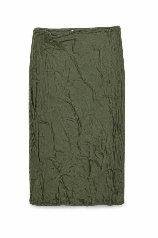 Topshop Womens Gold Viscose Straight & Pencil Skirt Size 6