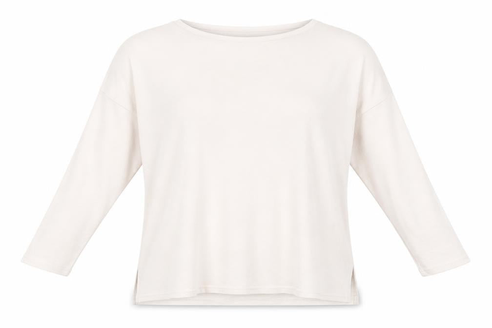 New Look Womens Pink Polyester Basic T-Shirt Size L Round Neck