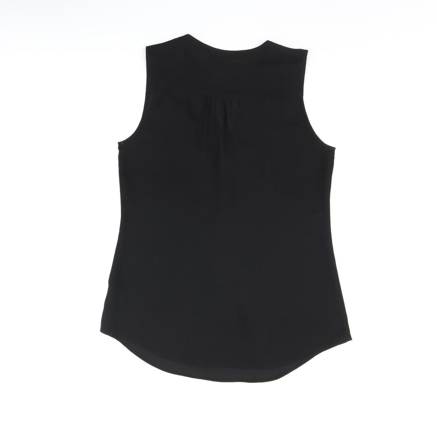 Express Womens Black Polyester Basic T-Shirt Size XS V-Neck