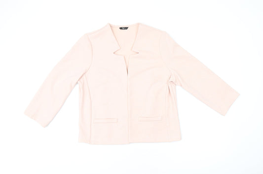 M&Co Womens Pink Jacket Size 12