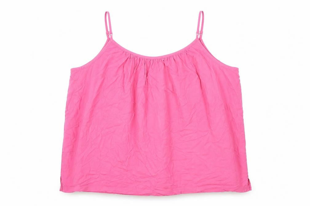 Marks & Spencer Womens Pink Viscose Camisole Tank Size 20 Round Neck