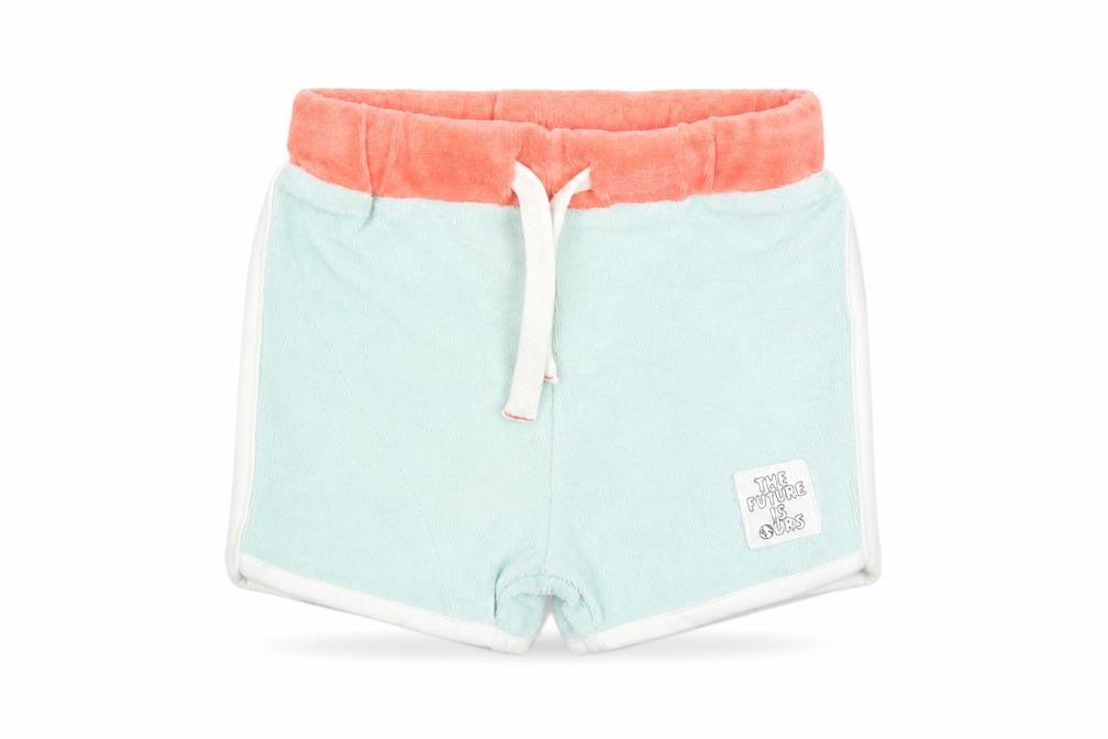 Marks & Spencer Baby Green Cotton Sweatpants Trousers Size 6-9 Months Drawstring - The Future Is Ours Elasticated Waist