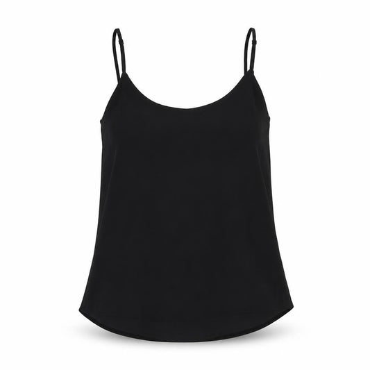 Oasis Womens Black Polyester Camisole Tank Size 8 Scoop Neck