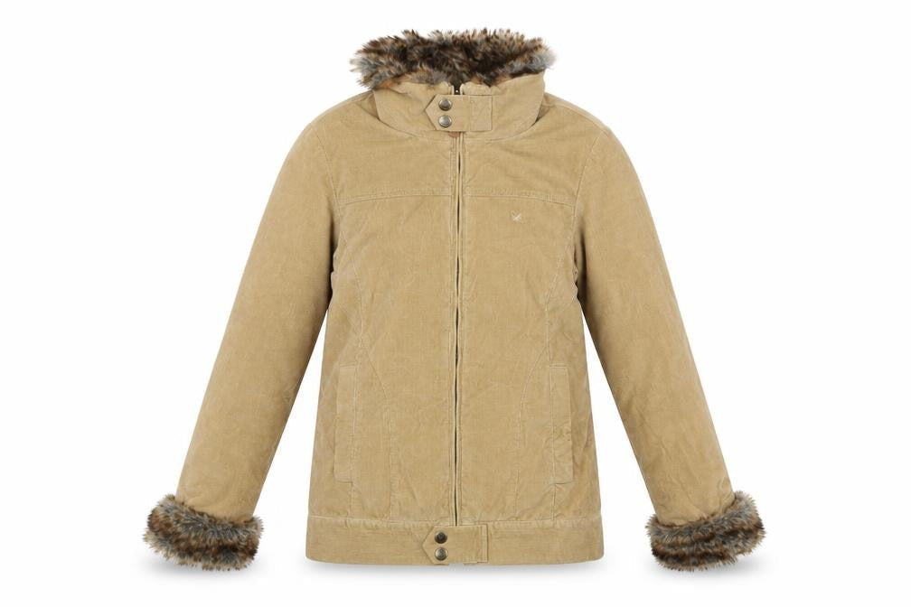 Crew Clothing Womens Beige Jacket Size 8 Zip
