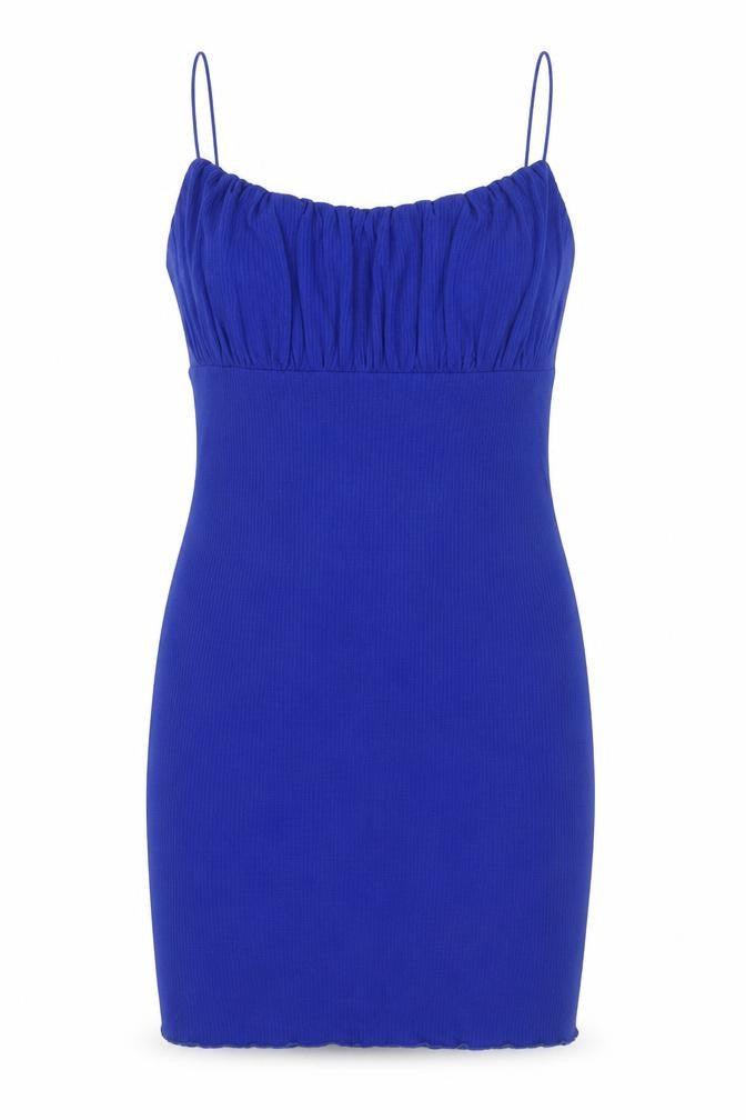Urban Outfitters Womens Blue Polyester Bodycon Size L Round Neck Pullover