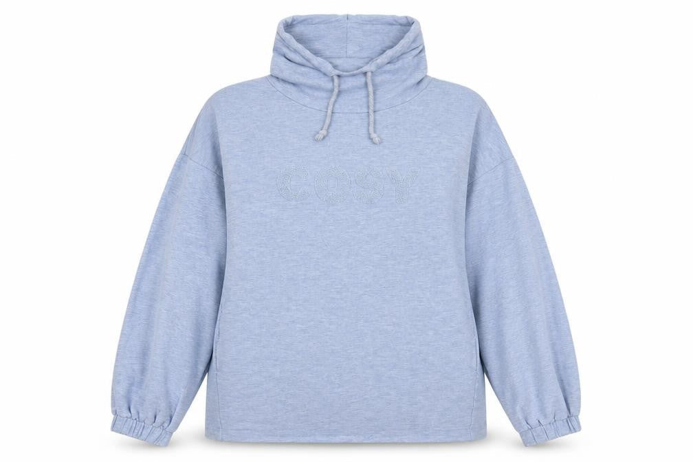Marks & Spencer Womens Grey Viscose Pullover Sweatshirt Size 16 Pullover