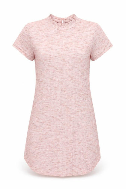 Charlotte Russe Womens Pink Polyester Mini Size XS Mock Neck Pullover