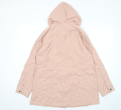 Bonmarché Womens Pink Jacket Size 14 Zip - Pockets