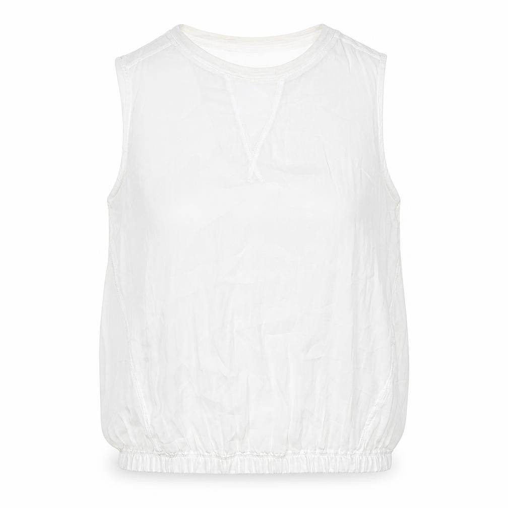 NEXT Womens White Polyester Basic Tank Size 12 Round Neck