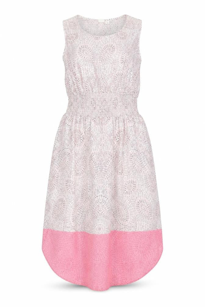 Gap Womens Pink Geometric Polyester Trapeze & Swing Size S Round Neck Pullover