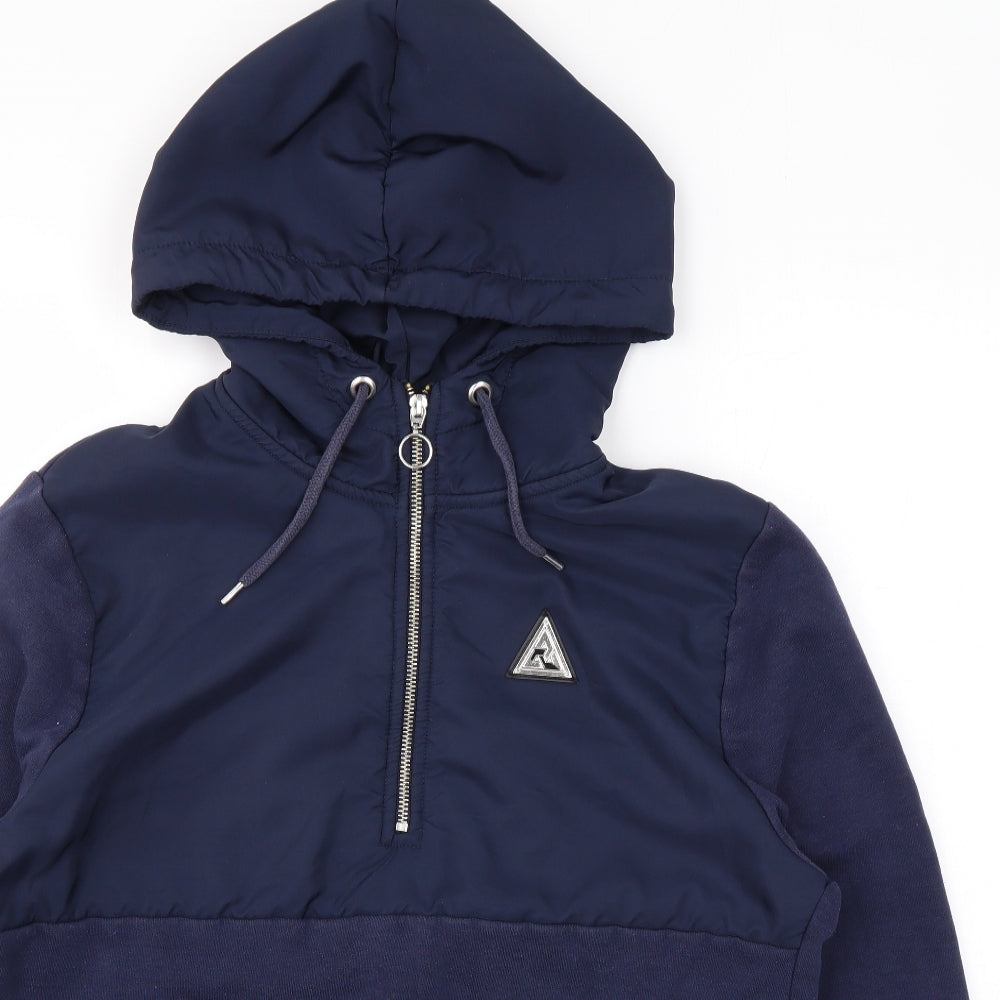 River Island Mens Blue Jacket Size S Zip
