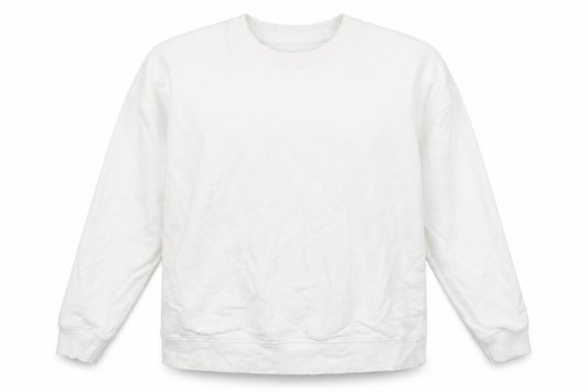 Miss Selfridge Womens White Cotton Pullover Sweatshirt Size L Pullover
