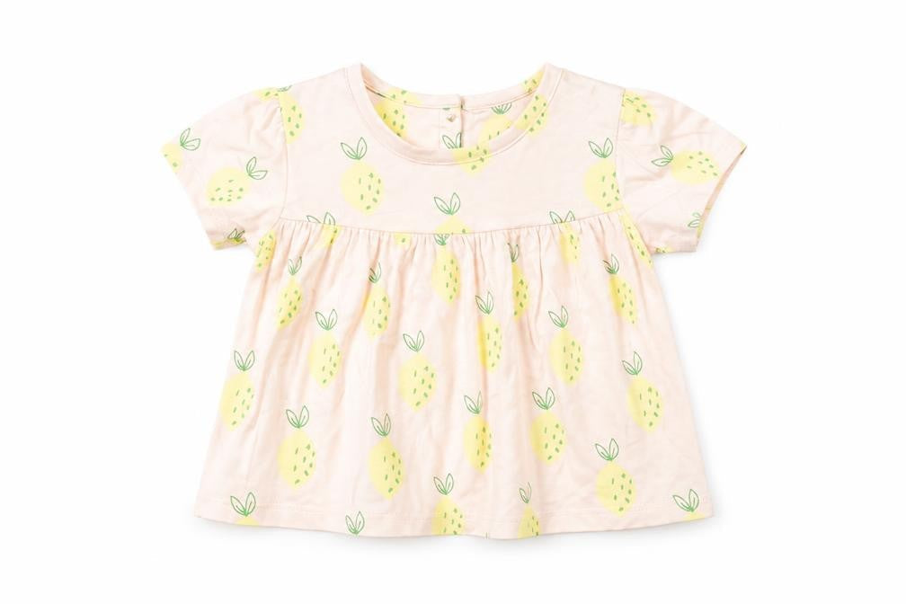 Marks & Spencer Girls Multicoloured Geometric Cotton Fit & Flare Size 0-3 Months Round Neck Button