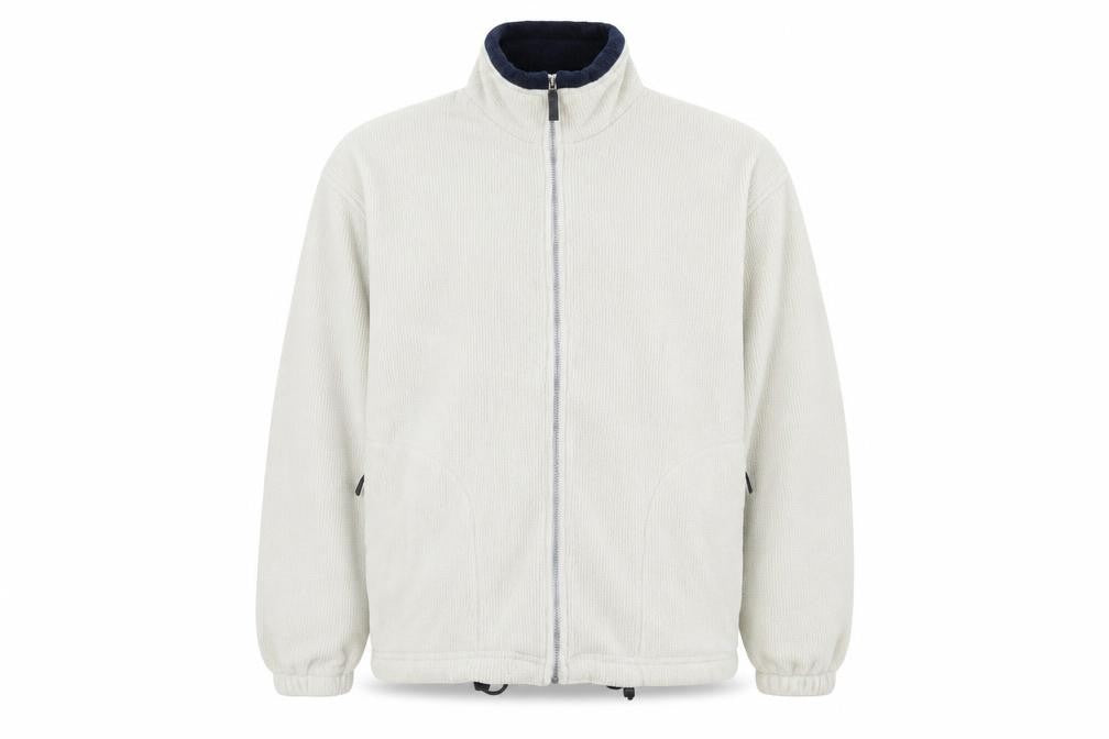 Antartex Mens Beige Polyester Full Zip Sweatshirt Size S