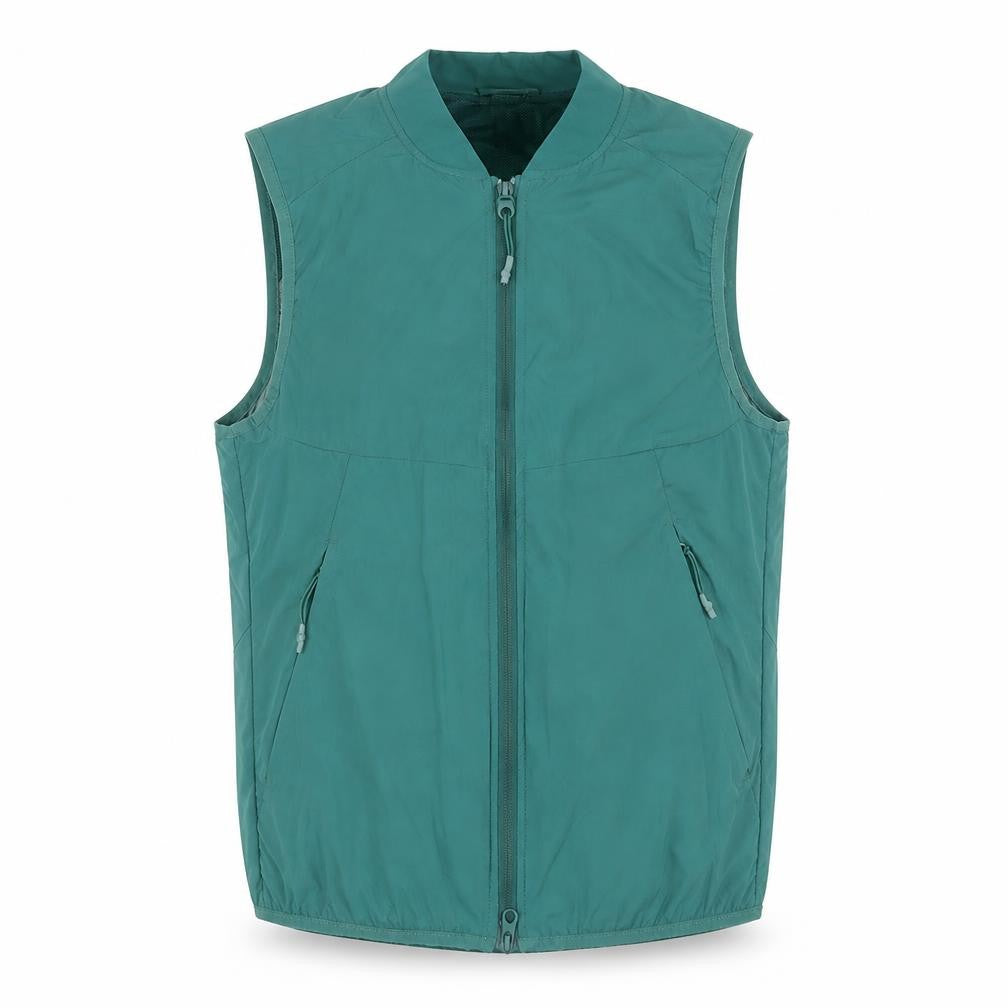 H&M Womens Green Gilet Jacket Size S Zip