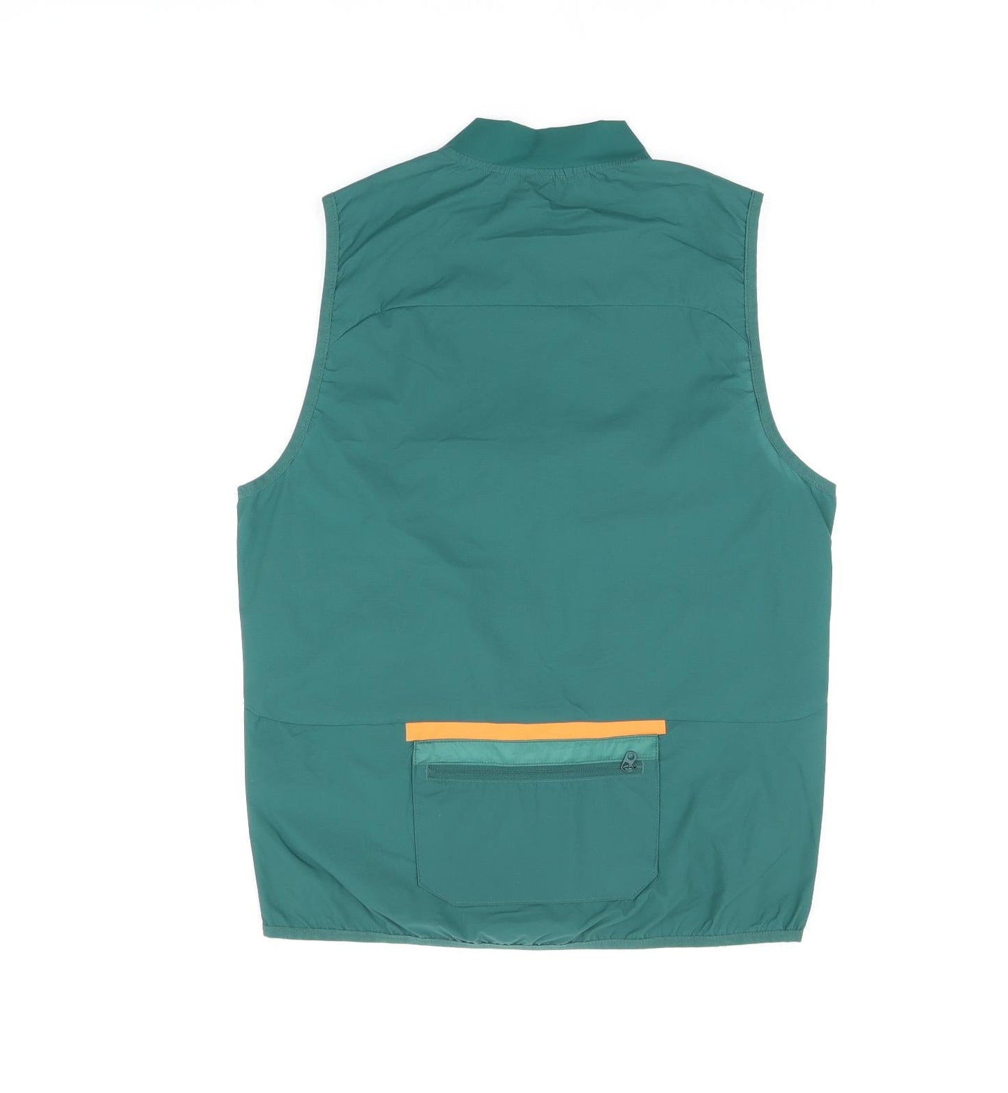 H&M Womens Green Gilet Jacket Size S Zip