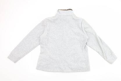 Marks & Spencer Womens Grey Jacket Size 18 Zip - Pockets