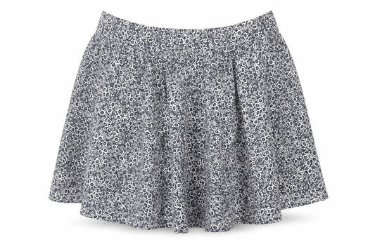 Marks & Spencer Womens Blue Floral Cotton Flare Skirt Size 18
