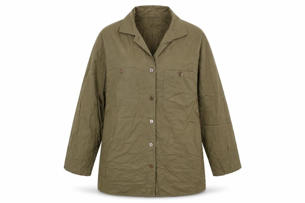 TIGI Womens Green Viscose Basic Button-Up Size 14 Collared - Size 14-16