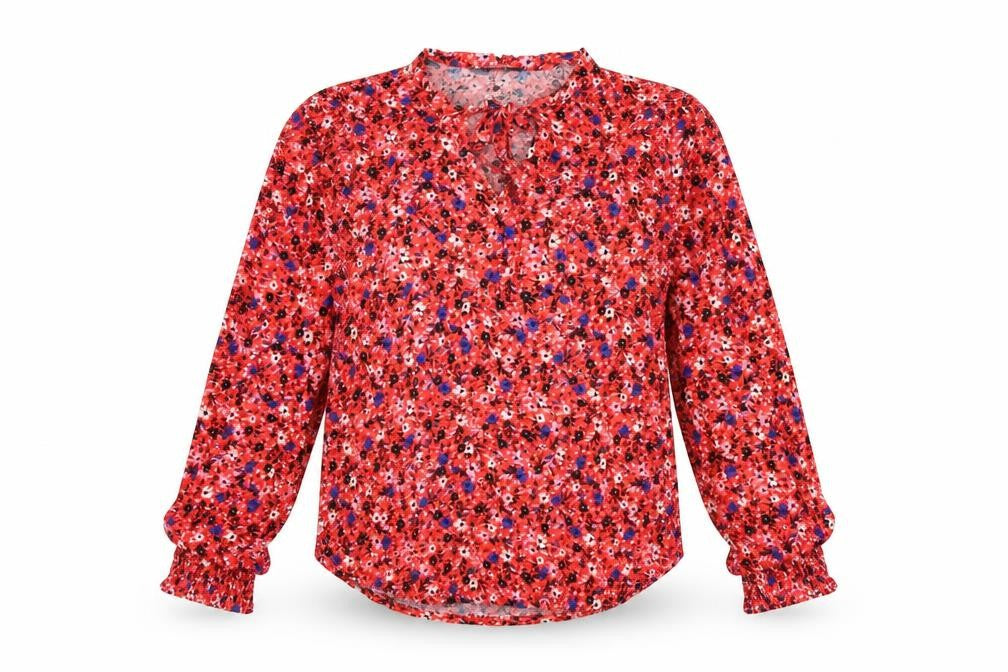 Autograph Womens Multicoloured Floral Viscose Basic Blouse Size 6 V-Neck