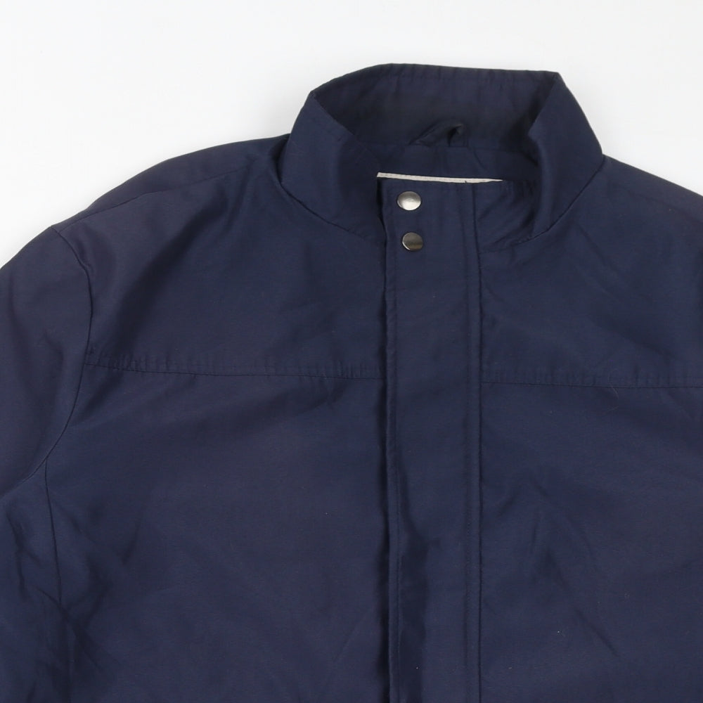 Hutson Harbour Womens Blue Jacket Size L Zip