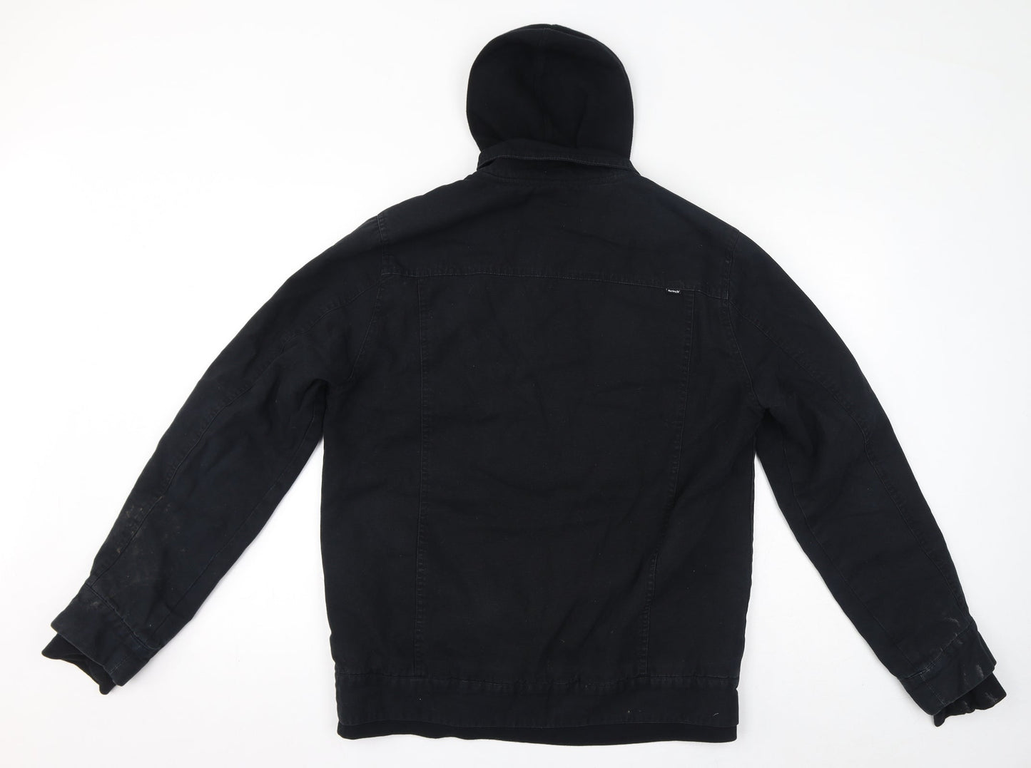 Hurley Mens Black Jacket Size S Zip