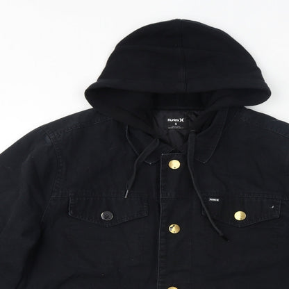 Hurley Mens Black Jacket Size S Zip