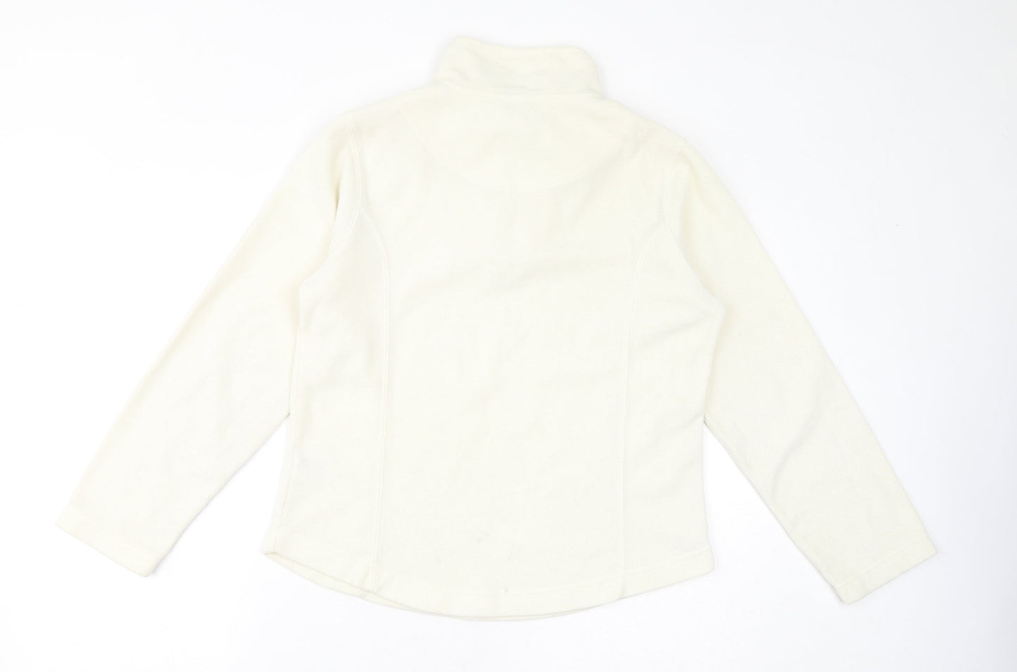 Active Womens Ivory Polyester Pullover Sweatshirt Size 10 Pullover - Size 10-12