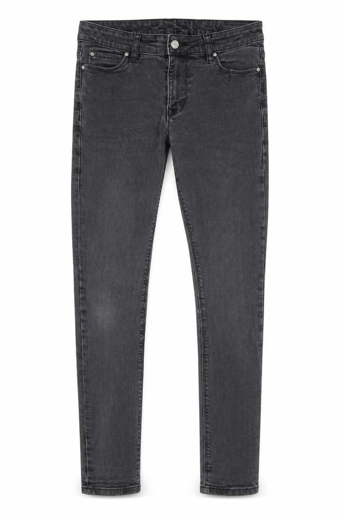 ASOS Mens Grey Cotton Skinny Jeans Size 29 in L32 in Regular Zip - Pockets