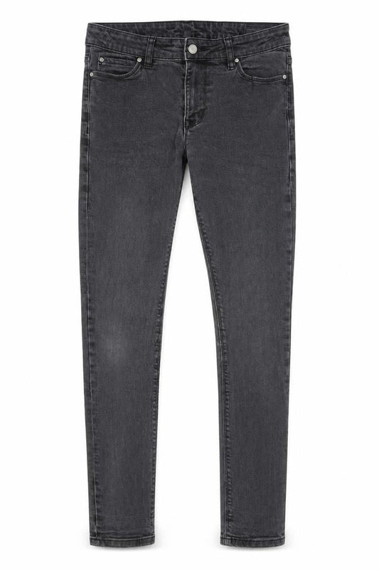 ASOS Mens Grey Cotton Skinny Jeans Size 29 in L32 in Regular Zip - Pockets