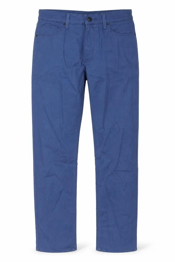 Autograph Mens Blue Cotton Straight Jeans Size 32 in L31 in Slim Zip - Pockets