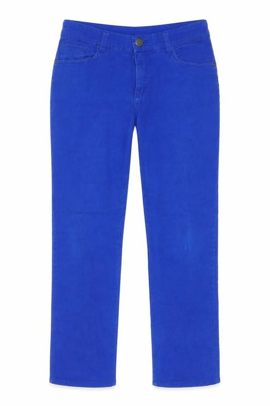 Emerson Womens Blue Cotton Straight Jeans Size 12 L29 in Regular Zip - Pockets