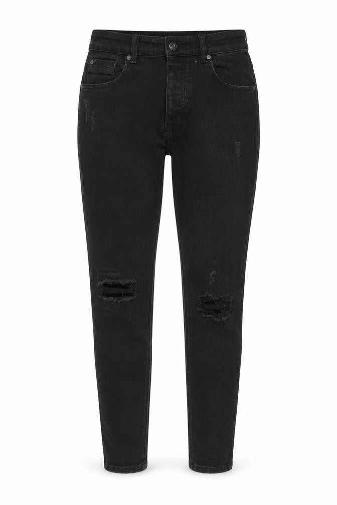 Asylum Womens Black Cotton Skinny Jeans Size 30 in L27 in Regular Zip - Pockets