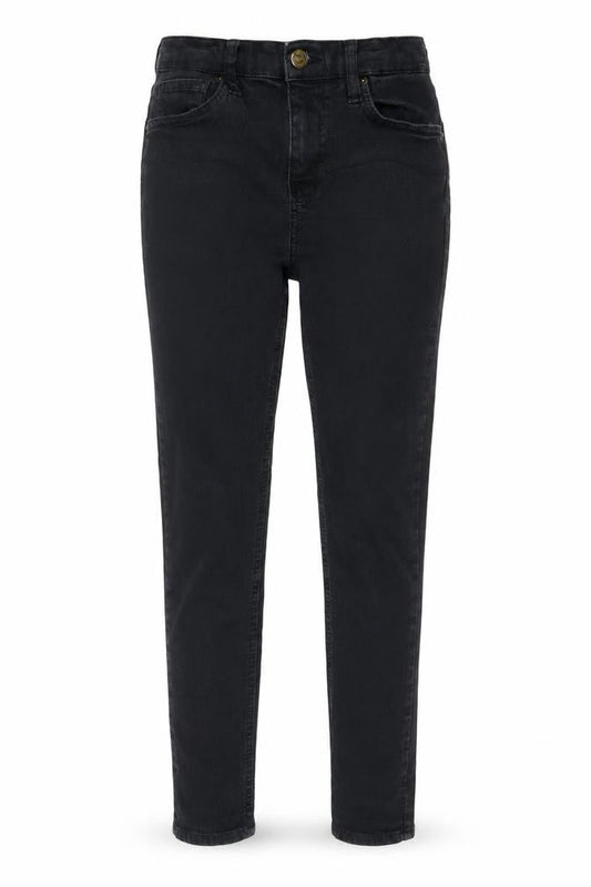 Topshop Womens Black Cotton Skinny Jeans Size 26 in L30 in Regular Zip - Pockets