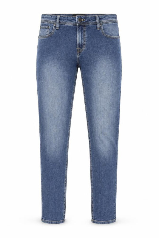 ADPT Mens Blue Cotton Skinny Jeans Size 33 in L34 in Regular Zip - Pockets