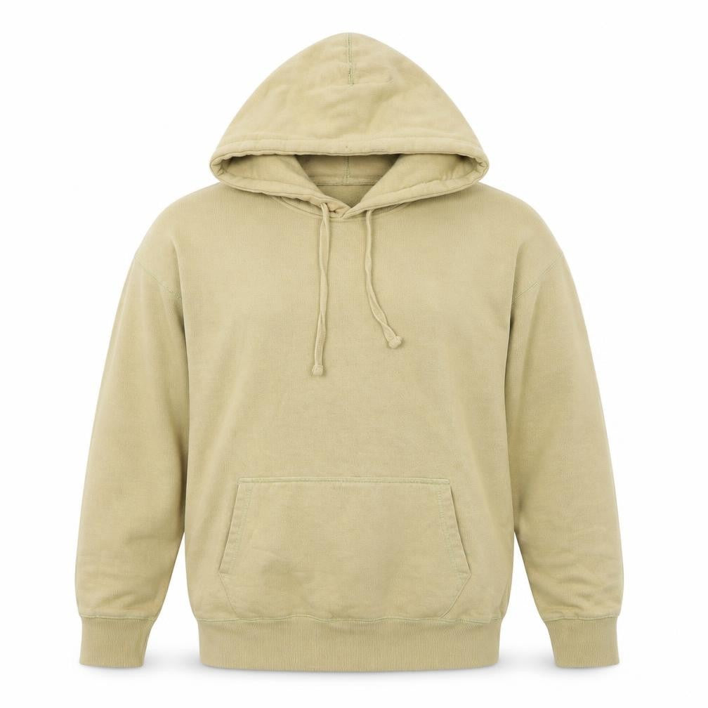 Topman Mens Yellow Cotton Pullover Hoodie Size S