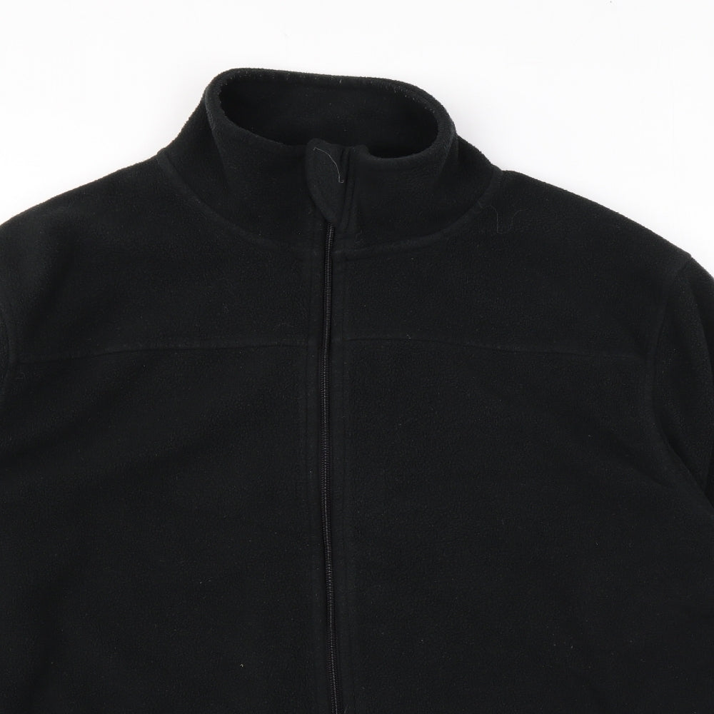 Hutson Harbour Mens Black Jacket Size XL Zip