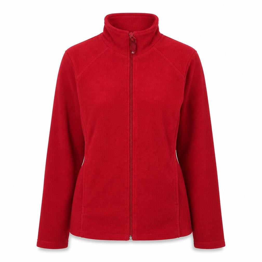 ILA Womens Red Jacket Size 10 Zip