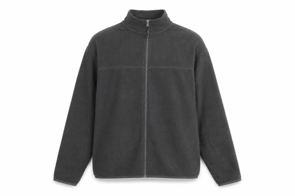 ASOS Mens Grey Polyester Full Zip Sweatshirt Size S
