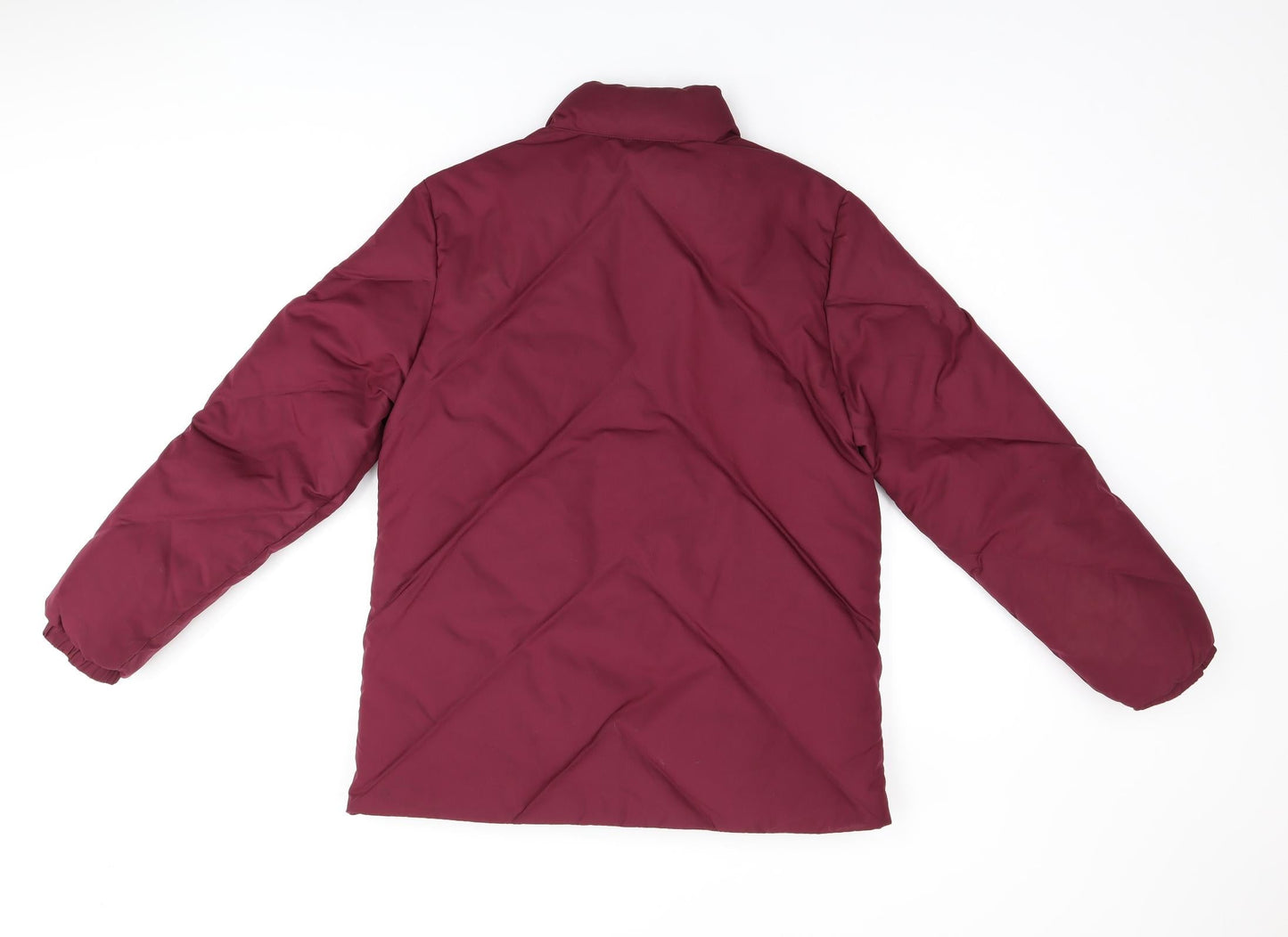 DANNIMAC Womens Red Puffer Jacket Coat Size S Zip