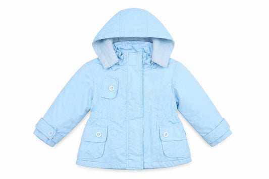 Martis Girls Blue Overcoat Coat Size S Zip
