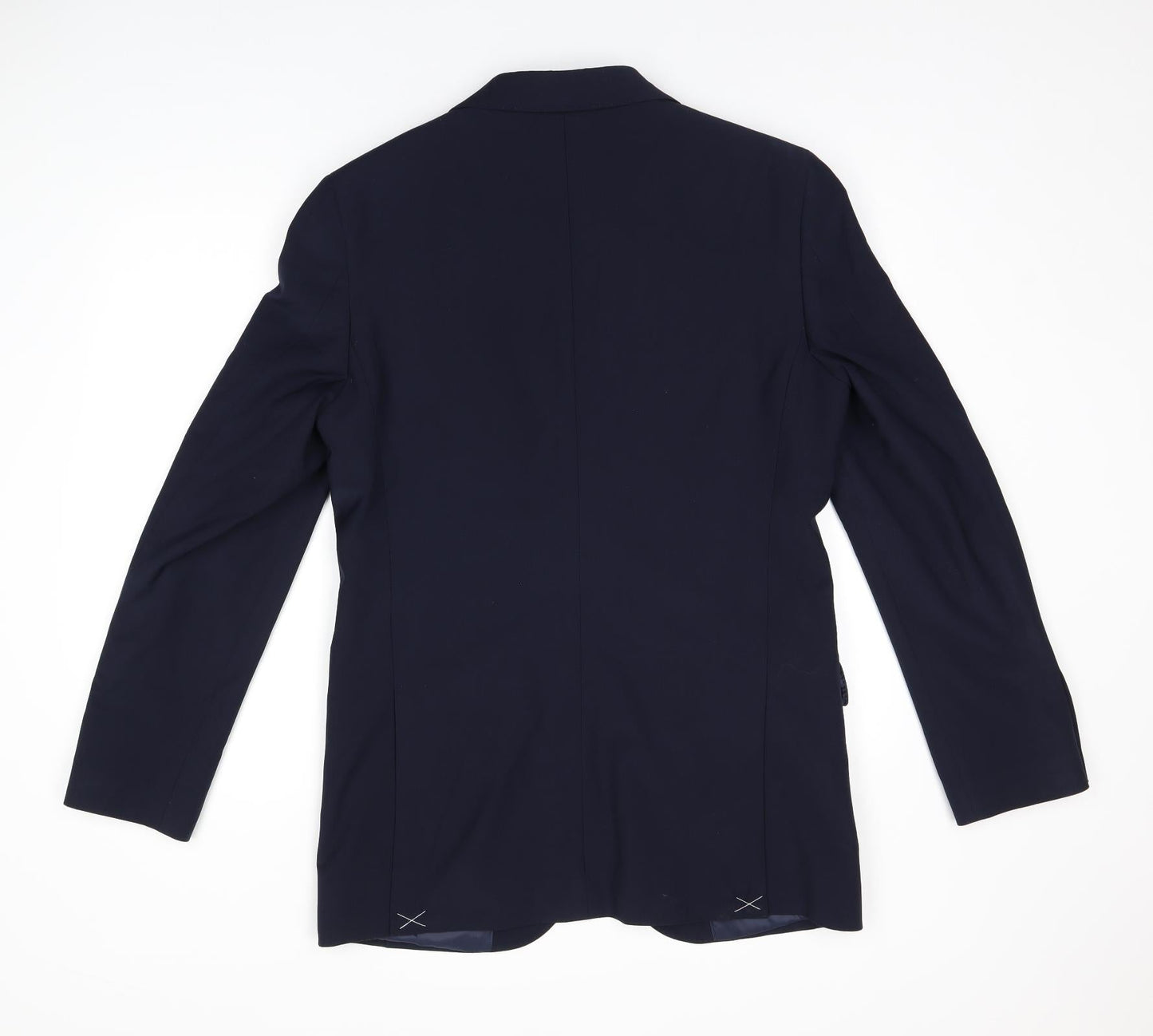 Marks and Spencer Mens Blue Wool Jacket Suit Jacket Size 38 Regular